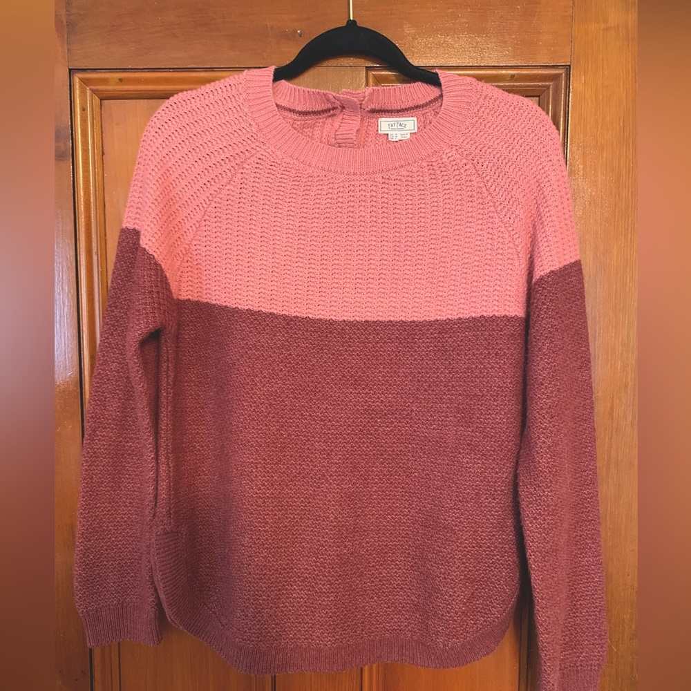 Fat Face knit two tone sweater